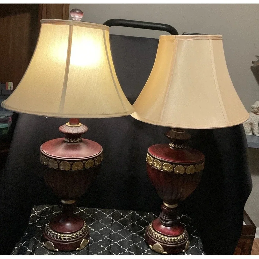 living room lamp set of 2 used